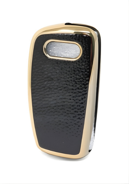 Audi Black Gold Nano Key Cover For A1, A3, A4, A5, A6, A7, Q3, Q5, Q7 - 3