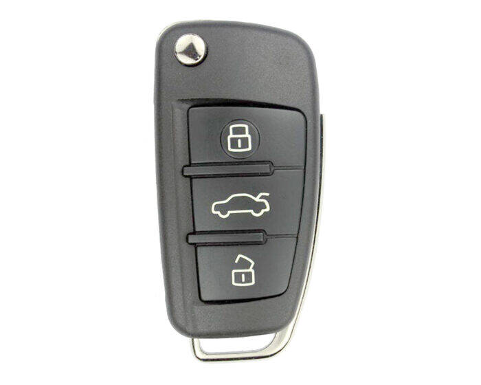 Audi Flip Key 3 Button Remote Case - 1