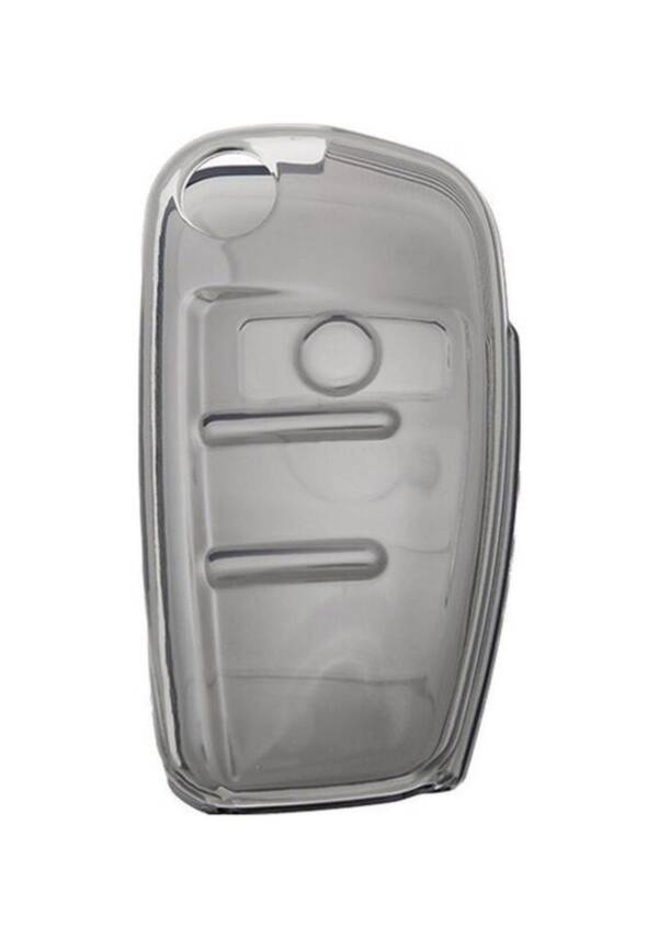 Audi Transparent Anthracite Key Protective Cover, Compatible with A1, A3, A4, A5, A6, A7, Q3, Q5, Q7 Models - 2