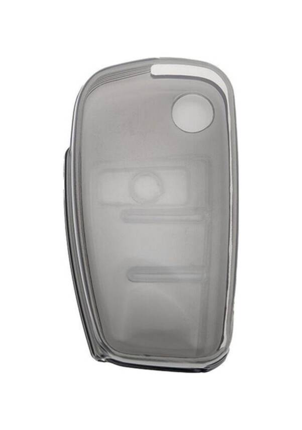 Audi Transparent Anthracite Key Protective Cover, Compatible with A1, A3, A4, A5, A6, A7, Q3, Q5, Q7 Models - 3