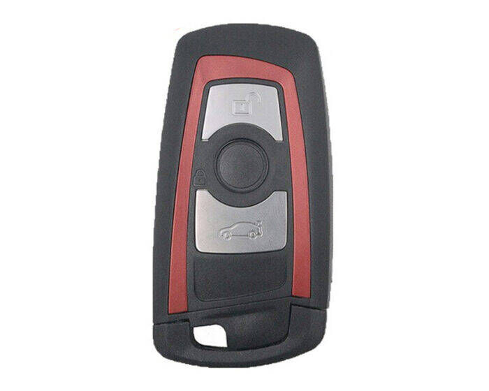 BMW CAS4 3 Buttons Smart Key Shell Remote Case Red - 1