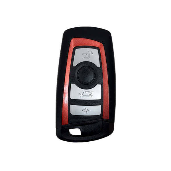 BMW CAS4 4 Buttons Smart Key Shell Remote Case Red - 1