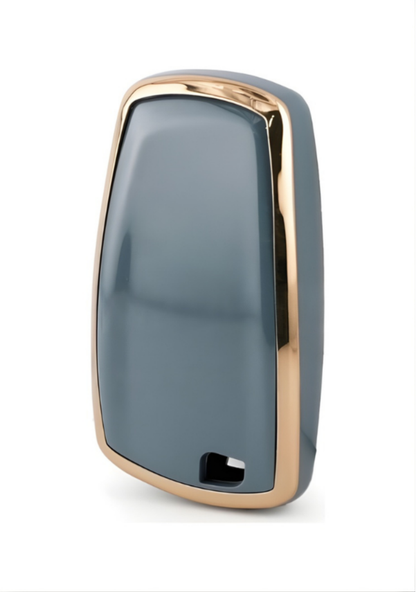 BMW Key Cover, Gray-Gold, Nano Coating, Compatible with 1, 3, 5, 7 Series, X1, X3, X4, X5, F10, F15, F16, F20, F30, F18, F25, M3, M4 Models, Luxury Protective Case - 3