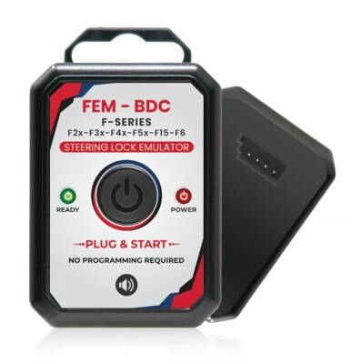 BMW Mini Cooper F-Series FEM/BDC Steering Lock Emulator – Plug & Play ELV/ESL Bypass Simulator with Lock Sound | MK3 MK20222 | Compatible with F2x F3x F4x F5x F15 F16 - BMW