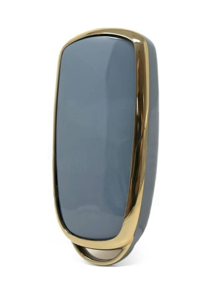 Chery Luxury Gray Gold Nano Protective Key Cover For Tiggo 8 Pro, Omoda 5, Tiggo 7 Avantgarde - 3