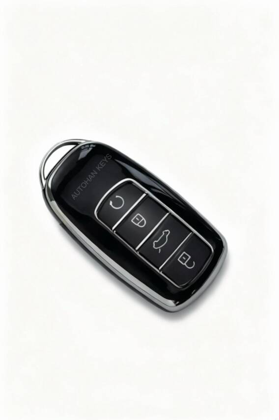 Chery Premium Nano Key Cover Black Silver for Tiggo 8 Pro Omoda 5 Tiggo 7 Avantgarde - 1
