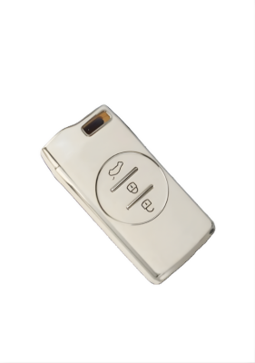 Chery Tiggo 7 Pro Key Cover, White Silver Color, Nano Coating, First-Class Quality, Luxury Protective Case - Chery