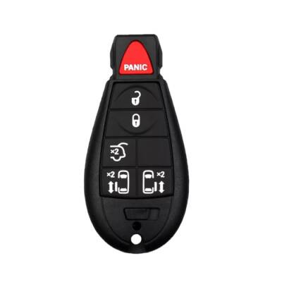 Chrysler Dodge Jeep Fobik 5+1 Buttons Key Shell Remote Case - Chrysler