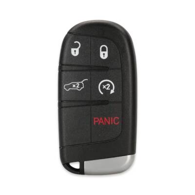 Chrysler Jeep Dodge RAM Smart 5 Buttons Remote Case Key Shell - Chrysler