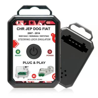Chrysler / Jeep / Dodge / Fiat Steering Lock Emulator – Plug & Play – With Lock Sound | MK20005 | Compatible with OEM 5026132AC / 5026464AA / 5057278AC - Chrysler