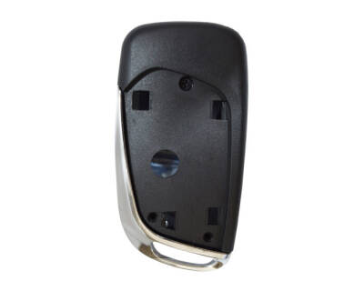 Citroen 3 Buttons Flip Key Shell Remote Case No Battery Holder - 2