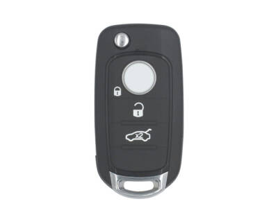 Fiat 500X Egea 3 Buttons Flip Remote Case Key Shell - Fiat