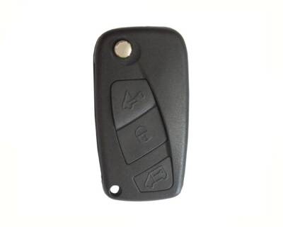 Fiat Linea Ducato Bravo Panda 3 Buttons Flip Key Shell Remote Case - Fiat