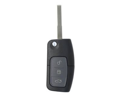 Ford Focus 3 Buttons Flip Key Shell Remote Case HU101 - 2