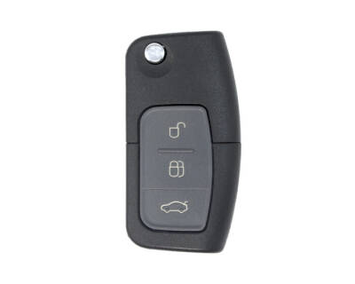 Ford Focus 3 Buttons Flip Key Shell Remote Case HU101 - Ford