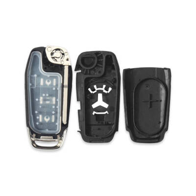 Ford Fusion 4 Buttons Flip Key Shell Remote Case - 2