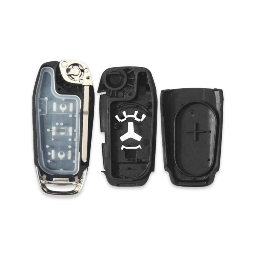 Ford Fusion 4 Buttons Flip Key Shell Remote Case - 2