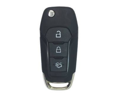 Ford Mondeo 3 Buttons Flip Key Shell Remote Case - Ford