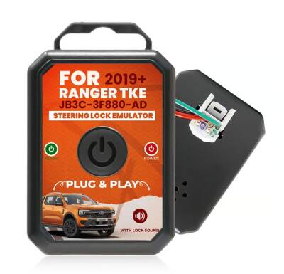 Ford Ranger 2019+ Steering Lock Emulator – Plug & Play ESL/ELV Simulator with Lock Sound | MK3 MK20140 | JB3C-3F880-AD Compatible - Ford