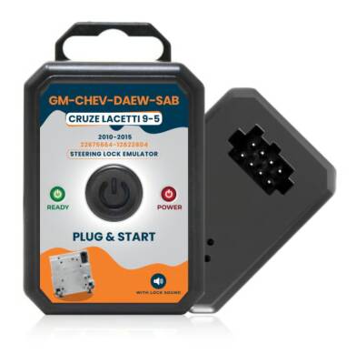 GM–Chevrolet–Daewoo–Saab Steering Lock Emulator – Plug & Start ELV/ESL Simulator with Lock Sound for Cruze, Lacetti, Saab 9-5 (2010–2015) - Chevrolet