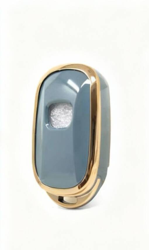 Honda Luxury Gray Gold Nano Smart Key Cover For FE1 Civic, CR-V, HR-V, Accord - 2