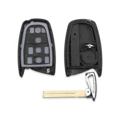 Hyundai Santa Fe Azera 3 Buttons Smart Key Shell Remote Case - 2