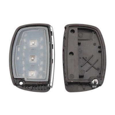 Hyundai Sonata Tuscon Smart 3 Buttons Remote Case Key Shell TOY48 - 2