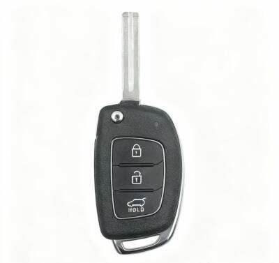 Hyundai Tucson 2016-2020 Remote Case 3 Buttons Key Shell - SUV Trunck Laser - 2