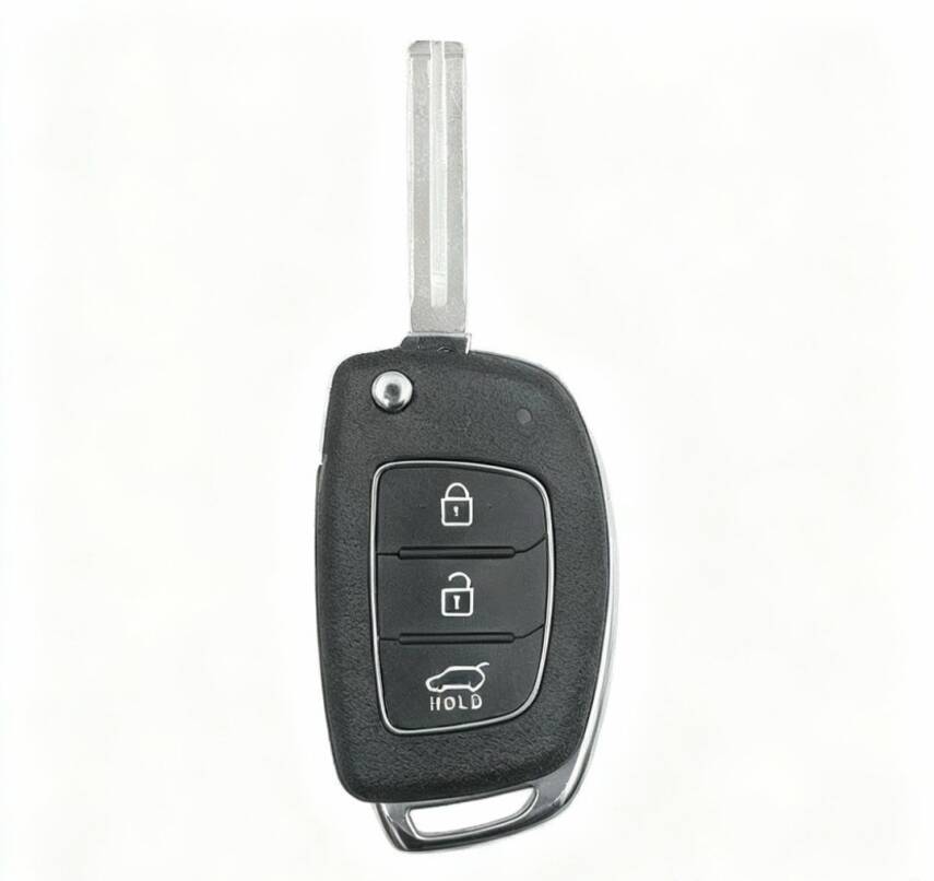 Hyundai Tucson 2016-2020 Remote Case 3 Buttons Key Shell - SUV Trunck Laser - 2