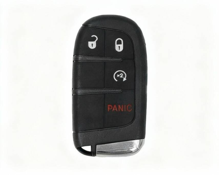 Jeep Renegade Compass Remote Case Key Shell 3+1 Buttons - 1