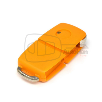 KeyDiy B01-3 Universal Flip Remote – 3-Button VW-Style Orange Edition - 2