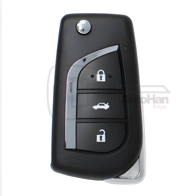 KeyDiy B13-2 Universal Flip Remote – 2-Button Toyota-Style Remote - 
