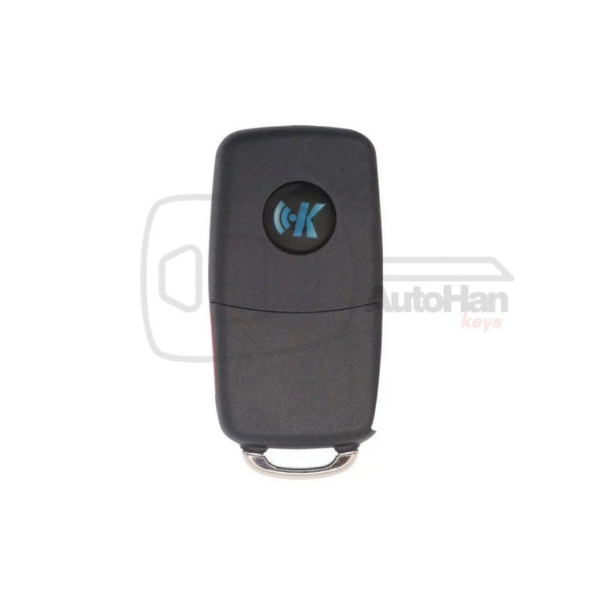 KeyDiy KD B01-2+1 Universal Flip Remote – Volkswagen Style 3-Button Remote - 2