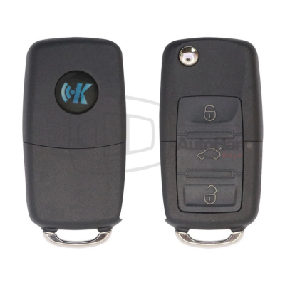 KeyDiy KD B01-3 Universal Flip Remote – 3-Button VW Style - 3