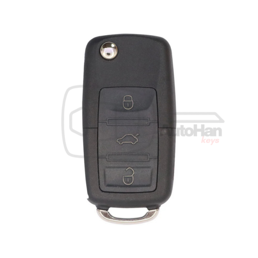 KeyDiy KD B01-3 Universal Flip Remote – 3-Button VW Style - 1