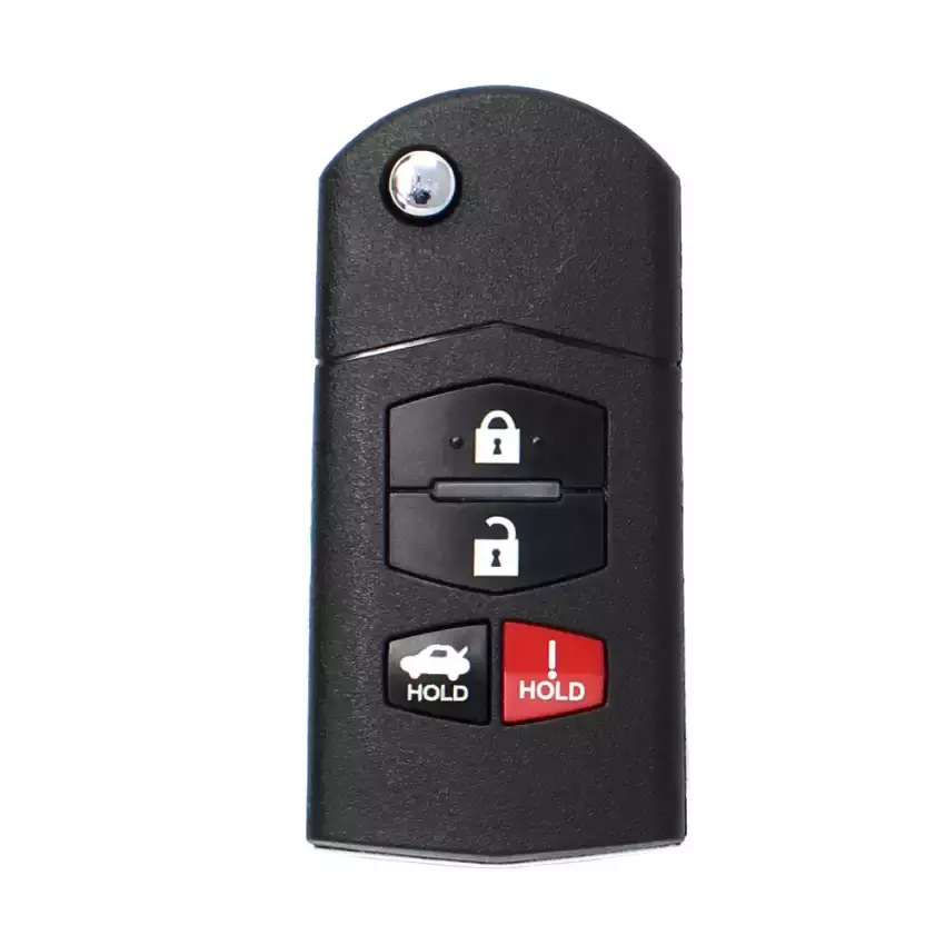 KeyDiy KD B14-3-1 Mazda Style Flip Remote (3+1 Button) – Universal KD Sustalı Kumanda - 1