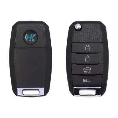 KeyDiy KD B19-4 Flip Remote – Kia Style 4-Button (3+1) Universal Remote - 3