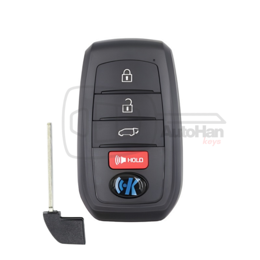 KeyDiy KD TB01-4 Toyota Lexus Universal Smart Remote 3+1 Button with 8A Chip - 2