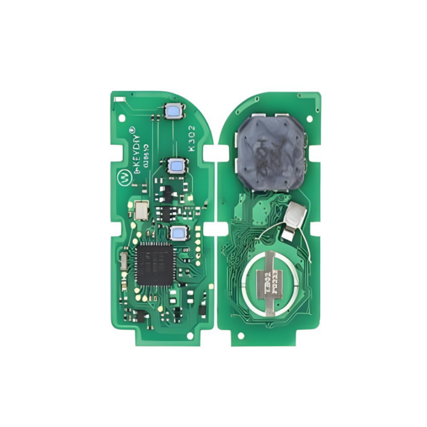 KeyDiy KD TB02-3 Lexus Style Universal Smart Key PCB (3-Button, 8A Chip) - 1
