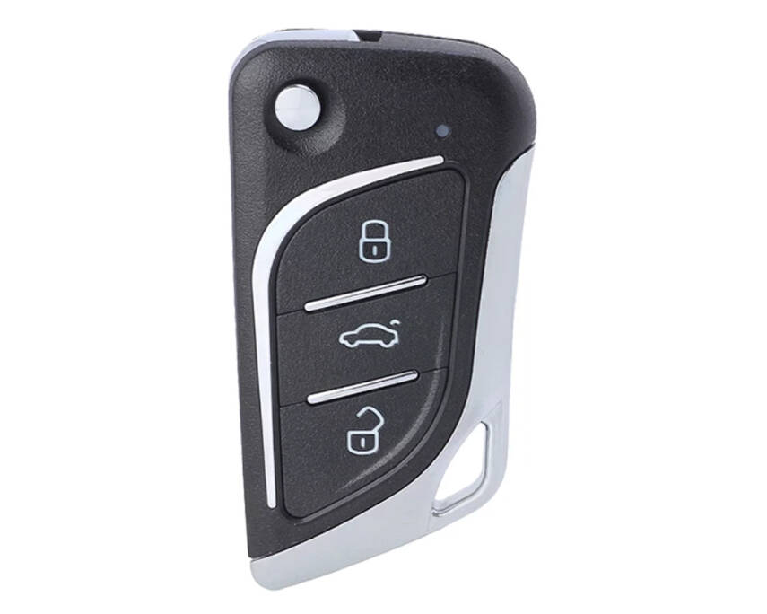 KeyDiy KD Universal Flip Remote 3 Button NB30 – Multi-Function Replacement Key - 1