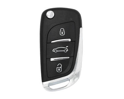 KeyDiy KD Universal Flip Remote – Peugeot & Citroën Style 3-Button B11 - Citroen, Peugeot