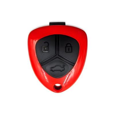 KeyDiy KD Universal Remote 3-Button Ferrari Style B17 – Red - Ferrari