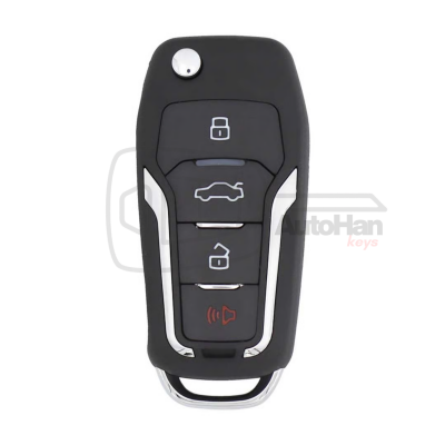 KeyDiy KD ZB12-4 Universal Smart Remote – Ford Style 3+1 Button Smart Key - 