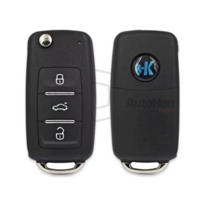 KeyDiy ZB202-3 Universal Smart Remote – 3-Button UDS-Type Flip Remote - Volkswagen