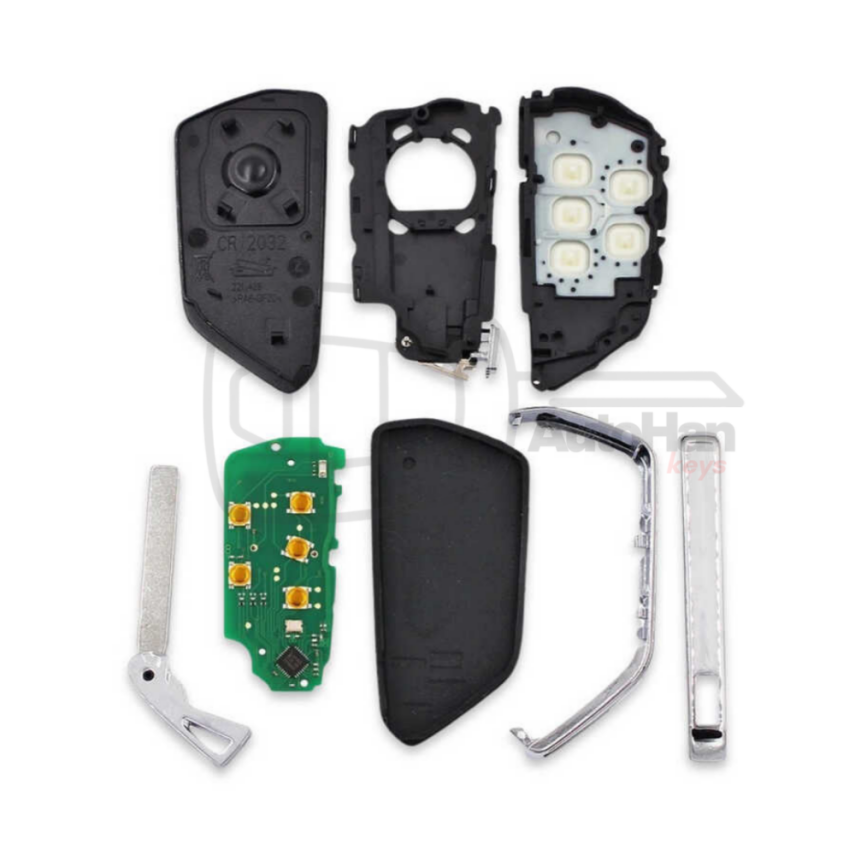 KeyDiy ZB25-3 Universal Smart Remote – 3-Button VW-Style Smart Key - 2