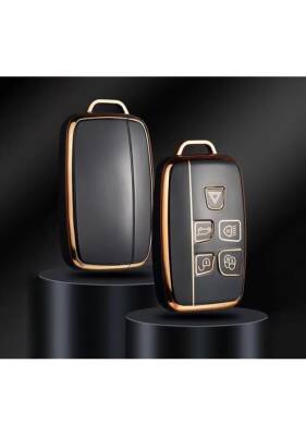 Land Rover Luxury Nano Smart Key Cover, Black-Gold, Premium Protective Case Compatible with Range Rover and Range Rover Sport Models - 2