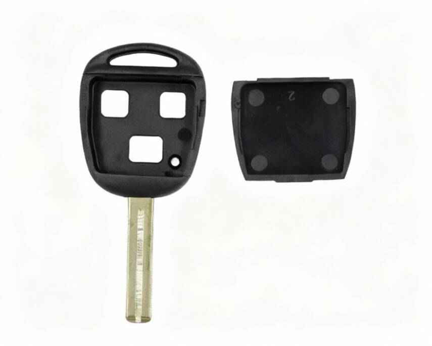 Lexus 3 Buttons Remote Case Key Shell TOY48 - 3