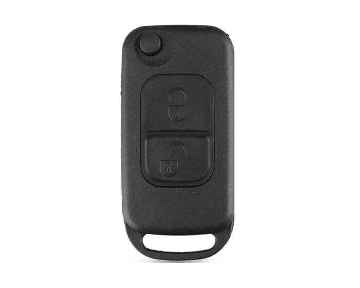 Mercedes 2 Buttons Flip Key Shell Remote Case HU64 - 1