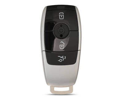 Mercedes E Class Black Smart Key Shell Remote Case - Mercedes