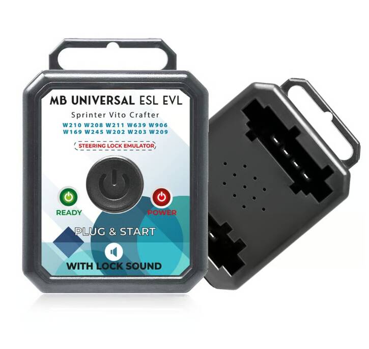 Mercedes-Benz ESL/ELV Universal Steering Lock Emulator – With Lock Sound – Plug & Start – No Coding Required | MK12300 | Compatible with W210, W208, W211, W639, W906, W169, W245, W202, W203, W209, Sprinter, Vito, Crafter - 1